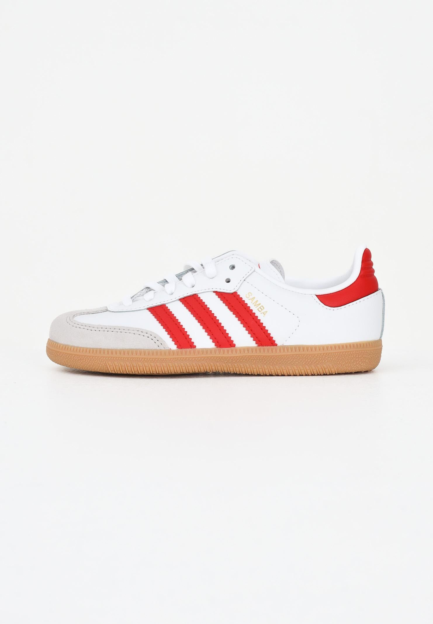 ADIDAS ORIGINALS Sneakers Samba OG bianche e rosse per bambino e bambina JQ2829  ADIDAS ORIGINALS 