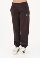 ADIDAS ORIGINALS Pantalone sportivo Essentials French Terry Regular Cuffed marrone da donna KC9071 . ADIDAS ORIGINALS 
