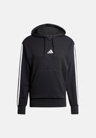ADIDAS PERFORMANCE Felpa con cappuccio Essentials 3 Stripes nera da uomo JD1874 . ADIDAS PERFORMANCE 