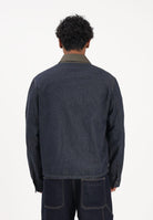 ARMANI EXCHANGE Giubbotto in denim blu da uomo con inserti a contrasto XM002120AF22508 MB001 ARMANI EXCHANGE 
