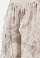 SHIT Pantalone elegante beige da donna con delicata stampa floreale SH26051 NURO SHIT 