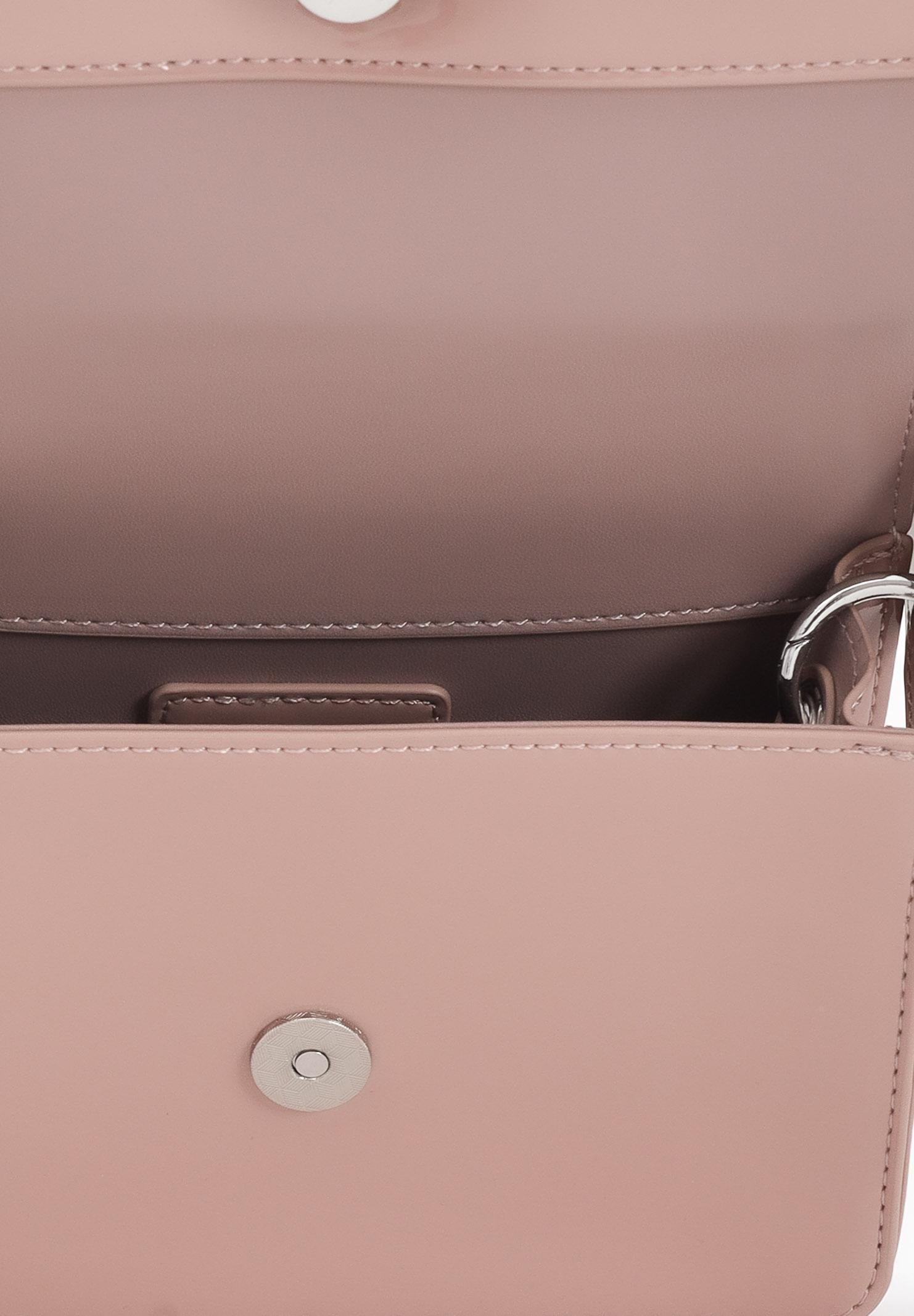 BLAUER Borsa a mano in vernice lucida nude da donna con logo F5MIN01LUXMIG NUD BLAUER 