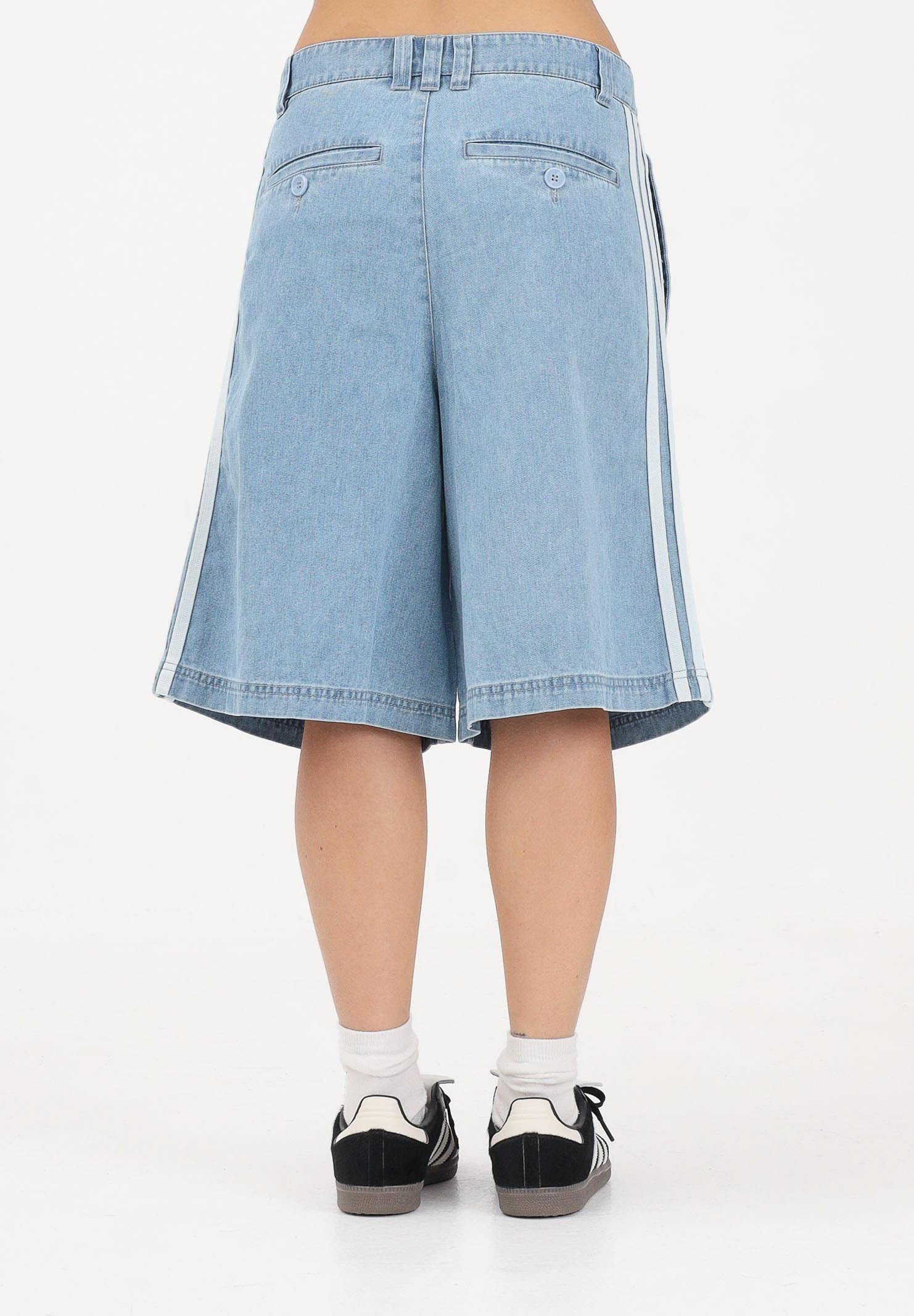 ADIDAS ORIGINALS Shorts CHINO in denim chiaro per uomo e donna KX1192 . ADIDAS ORIGINALS 