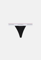 DSQUARED2 Perizoma a vita bassa nero da donna con logo D8L205790 010 DSQUARED2 