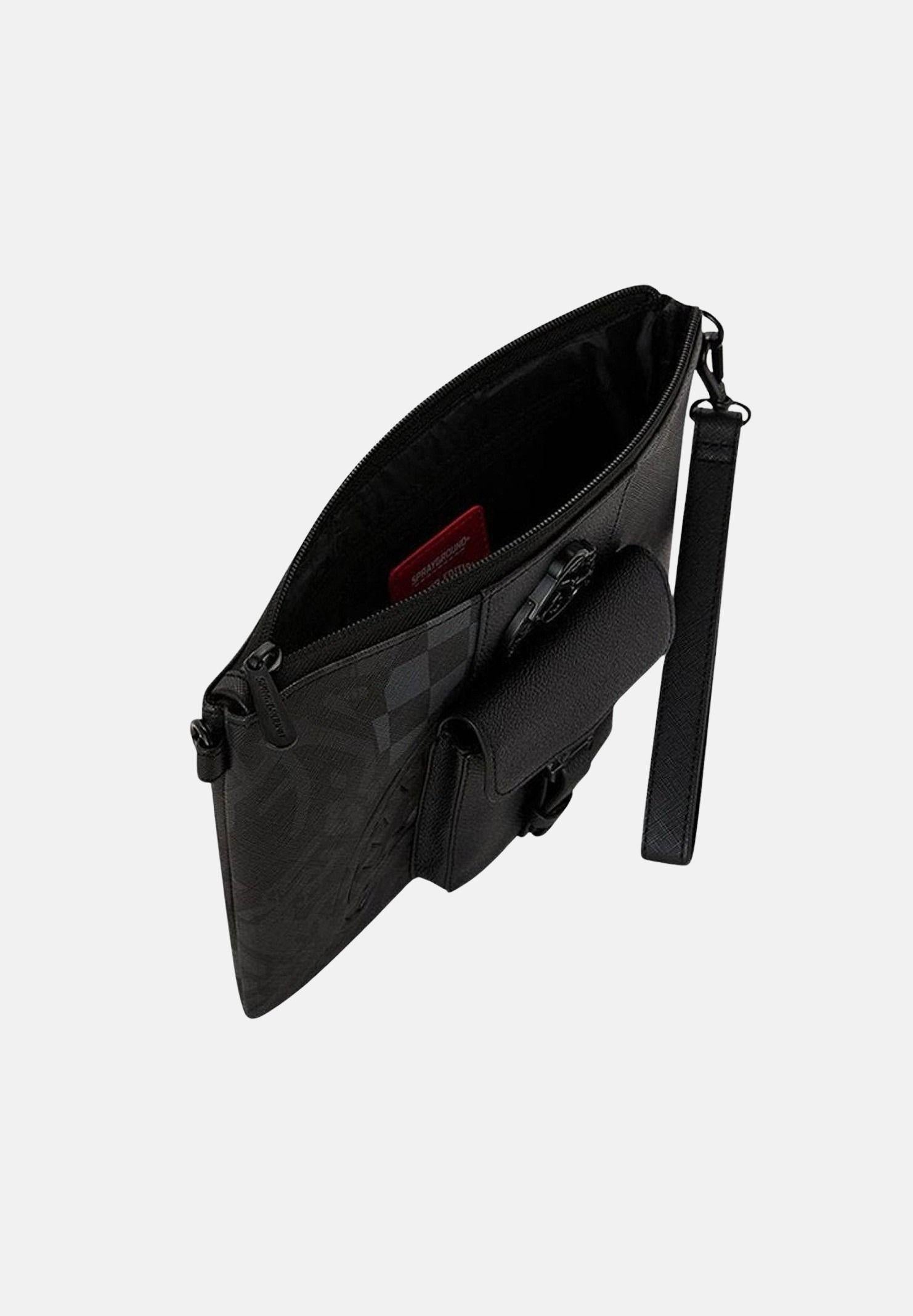 SPRAYGROUND Pochette 3AM MIX UP V2 nera per uomo e donna 910B9053NSZ . SPRAYGROUND 