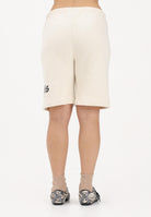 PALM ANGELS Shorts sportivo panna per donna, ragazzi e bambini con logo PBCI006S26FLE001 002 PALM ANGELS 