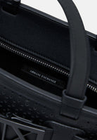 ARMANI EXCHANGE Borsa a mano nera da donna con fibbia logo XW000392AF22626 UC001 ARMANI EXCHANGE 
