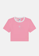 ADIDAS ORIGINALS T-shirt a manica corta Tight Mini Rib rosa da bambina KE4914 . ADIDAS ORIGINALS 