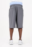 I'M BRIAN Bermuda grigio da uomo con elastico in cotone BE3682 GRIG I'M BRIAN 
