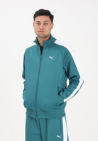 PUMA Felpa con zip T7 ALWAYS ON verde da uomo 629587 41 PUMA 