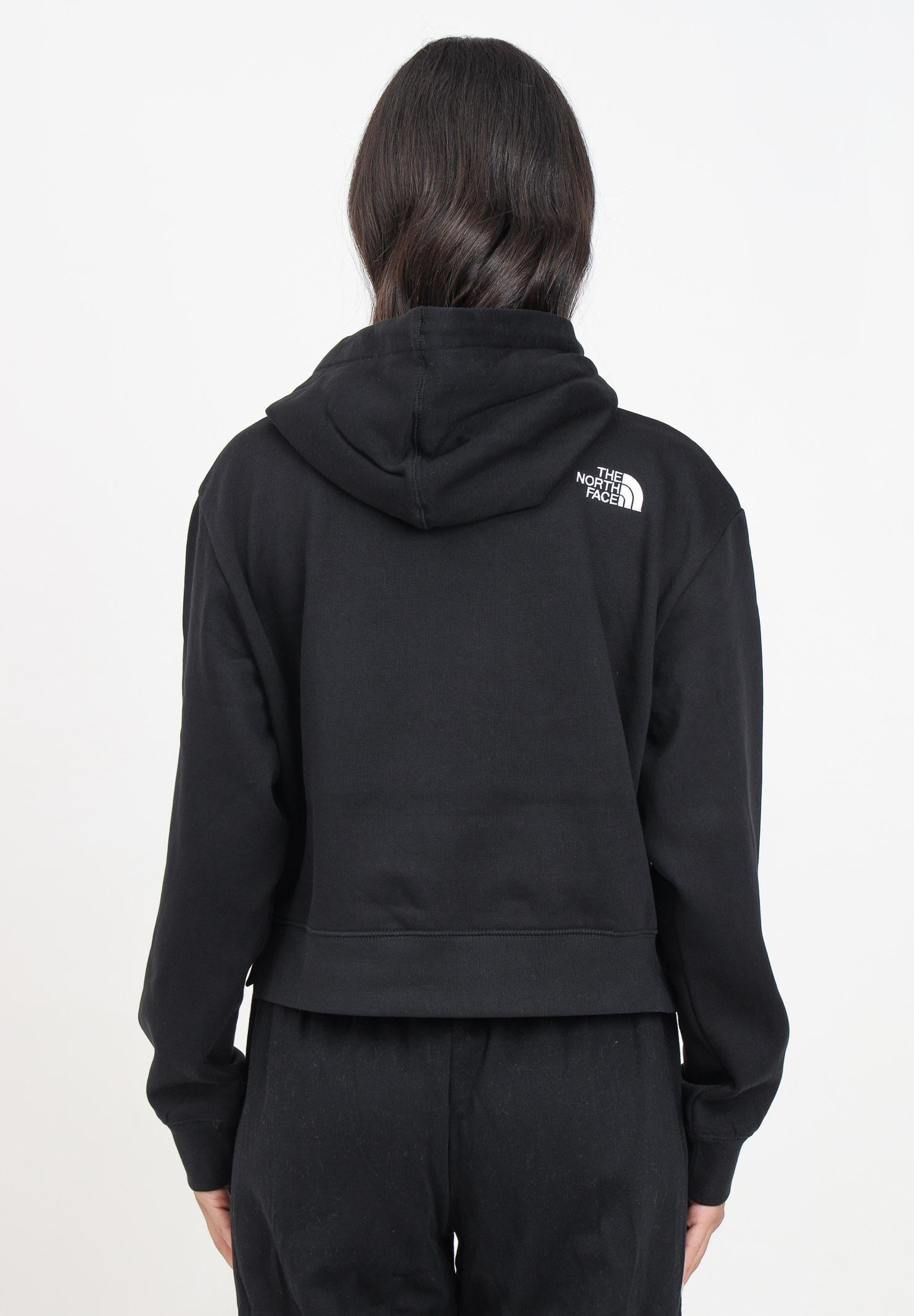 THE NORTH FACE Felpa con cappuccio Essential Crop nera da donna NF0A89EXJK31  THE NORTH FACE 