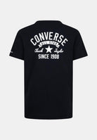 CONVERSE T-shirt a manica corta RETRÒ nera per bambino e bambina 9CG911 023 CONVERSE 