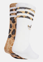 ADIDAS ORIGINALS Calzini (2paia) Leopard Crew bicolor da donna JV7855  ADIDAS ORIGINALS 