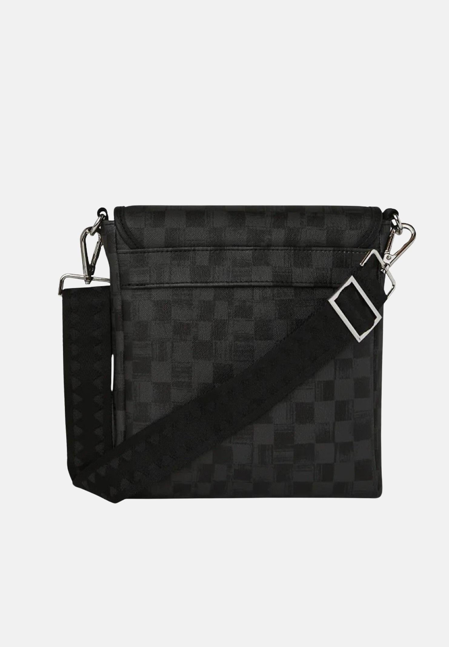 Sprayground メンズ メッセンジャー バッグ Sprayground White Stencil Shark Messenger Bag | Zumiez