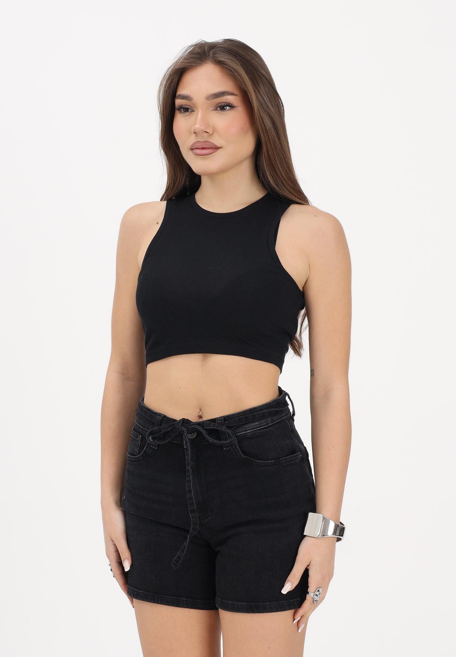 JDY Canotta crop nera da donna 15352287 BL JDY 