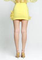 SANTAS Gonna corta CHANTILLY gialla da donna PV2502 GIALLO SANTAS 