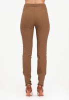 PINKO Pantalone elegante cammello da donna con fondo regolabile 105600A2QV M20 PINKO 