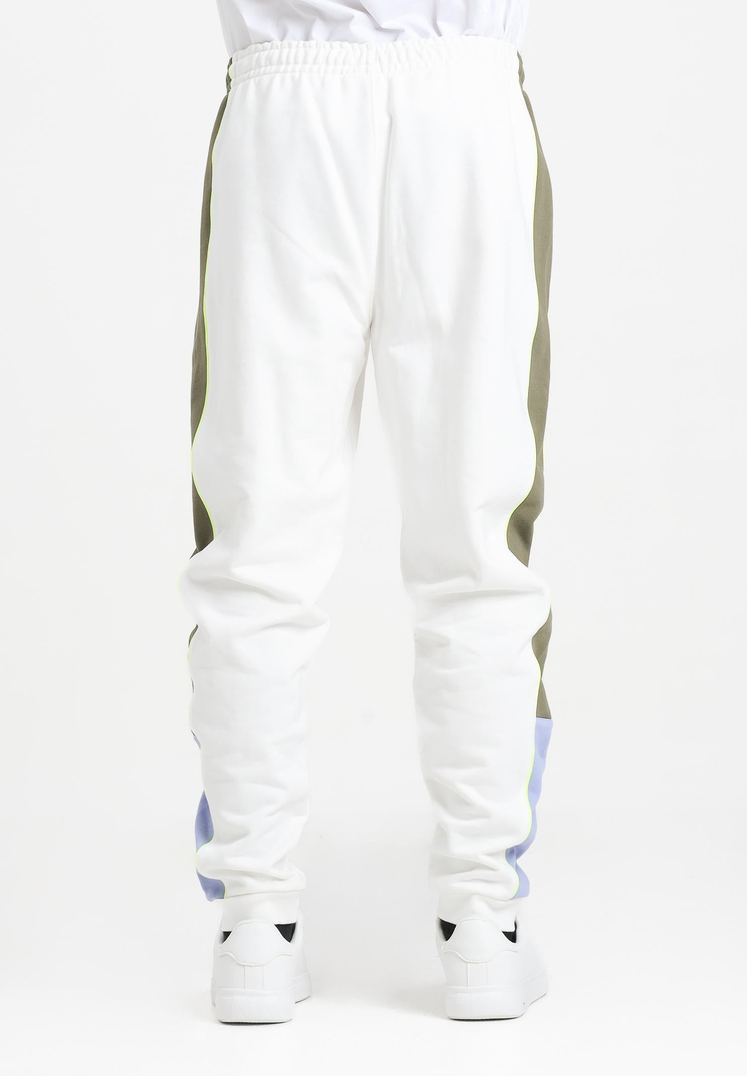 LACOSTE Pantalone sportivo bianco da uomo con motivo color block XH5923 9IV LACOSTE 