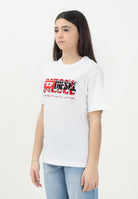 DIESEL T-shirt a manica corta Tboxt Over bianca per donna, bambini e ragazzi J0225100YI9 K100 DIESEL 