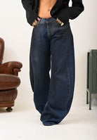 MYEM Jeans Emanuela in denim blu da donna EMANUELA1  MYEM 