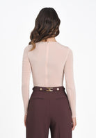 ELISABETTA FRANCHI Body nude da donna con dettaglio gioiello BO01657E2 EA1 ELISABETTA FRANCHI 