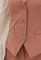 VICOLO Gilet cuoio da donna TAB0232 ABU67 VICOLO 