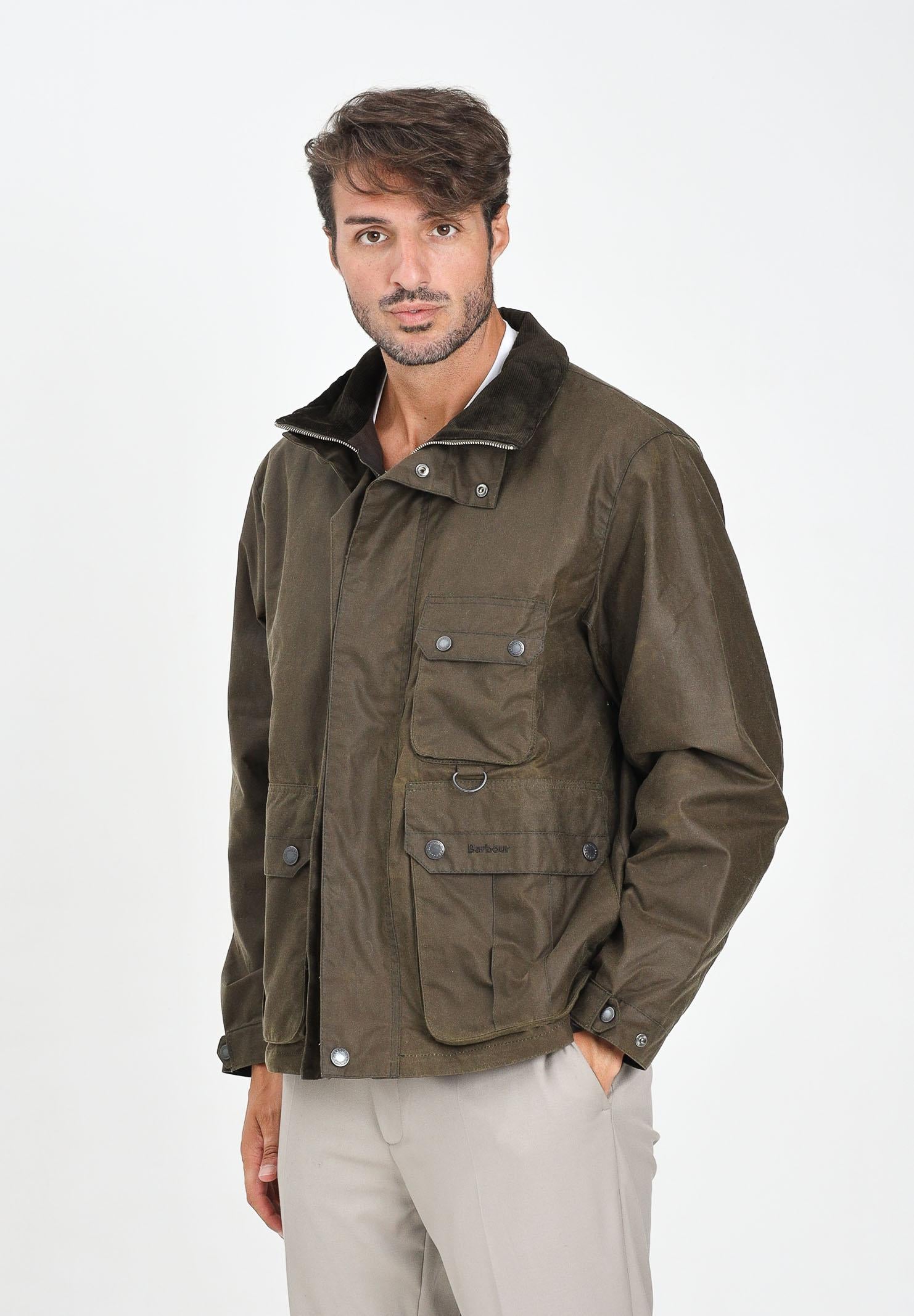 BARBOUR Giubbotto Utility Re-Engineered Bedale verde da uomo 252MMWX2483 SN91 BARBOUR 