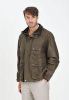 BARBOUR Giubbotto Utility Re-Engineered Bedale verde da uomo 252MMWX2483 SN91 BARBOUR 