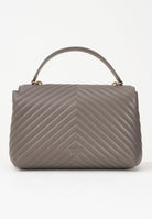 PINKO Shopper Big Love Bag Puff grigio asfalto da donna 100042A0GK K33Q PINKO 