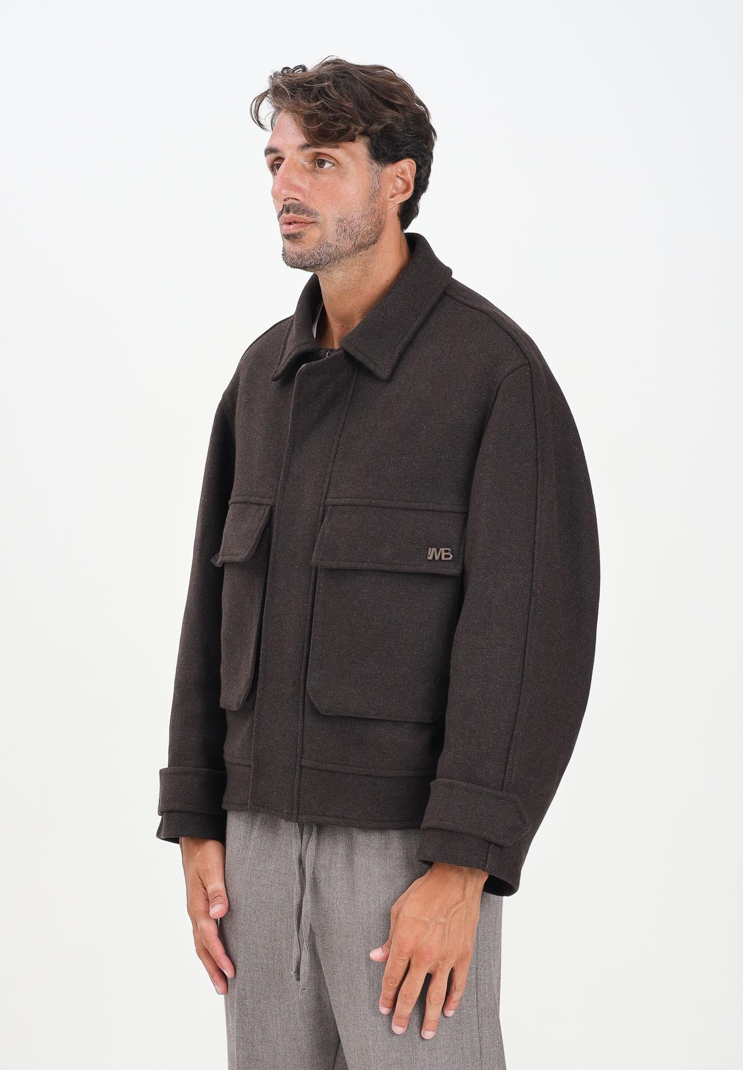 I'M BRIAN Giubbotto marrone da uomo GIU3566 020 I'M BRIAN 