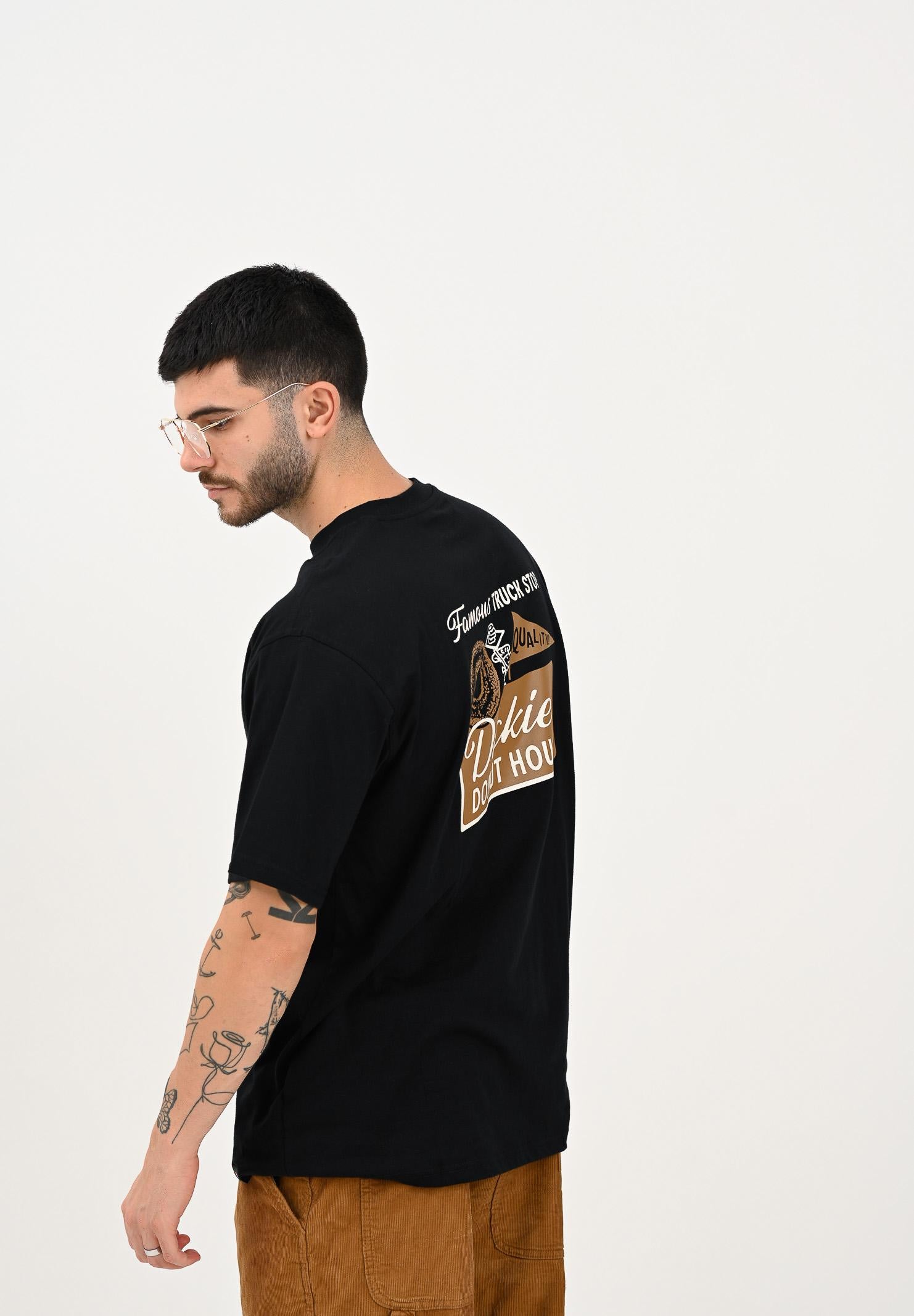 DICKIES T-shirt a manica corta Donut House nera da uomo DK0A87QNBLK1 . DIckies 