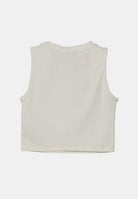 ADIDAS ORIGINALS Top sportivo Ribbed Tank beige da bambina JC8431  ADIDAS ORIGINALS 