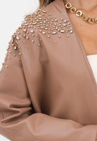 ALMA SANCHEZ Trench Sabelle in ecopelle color cammello da donna AS2526077EP 122 ALMA SANCHEZ 