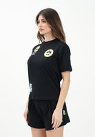 BARROW T-shirt a manica corta nera per donna, ragazzi e bambini con varie stampe S5BKJUTH023 110 BARROW 