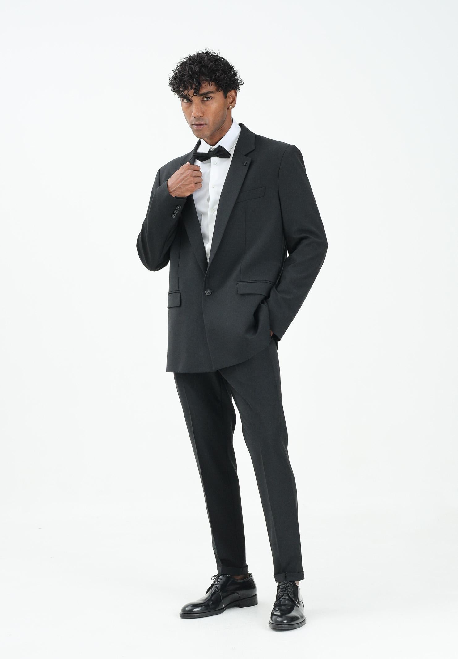 PATRIZIA PEPE Pantalone elegante nero da uomo 5PA429A1WK K102 PATRIZIA PEPE 