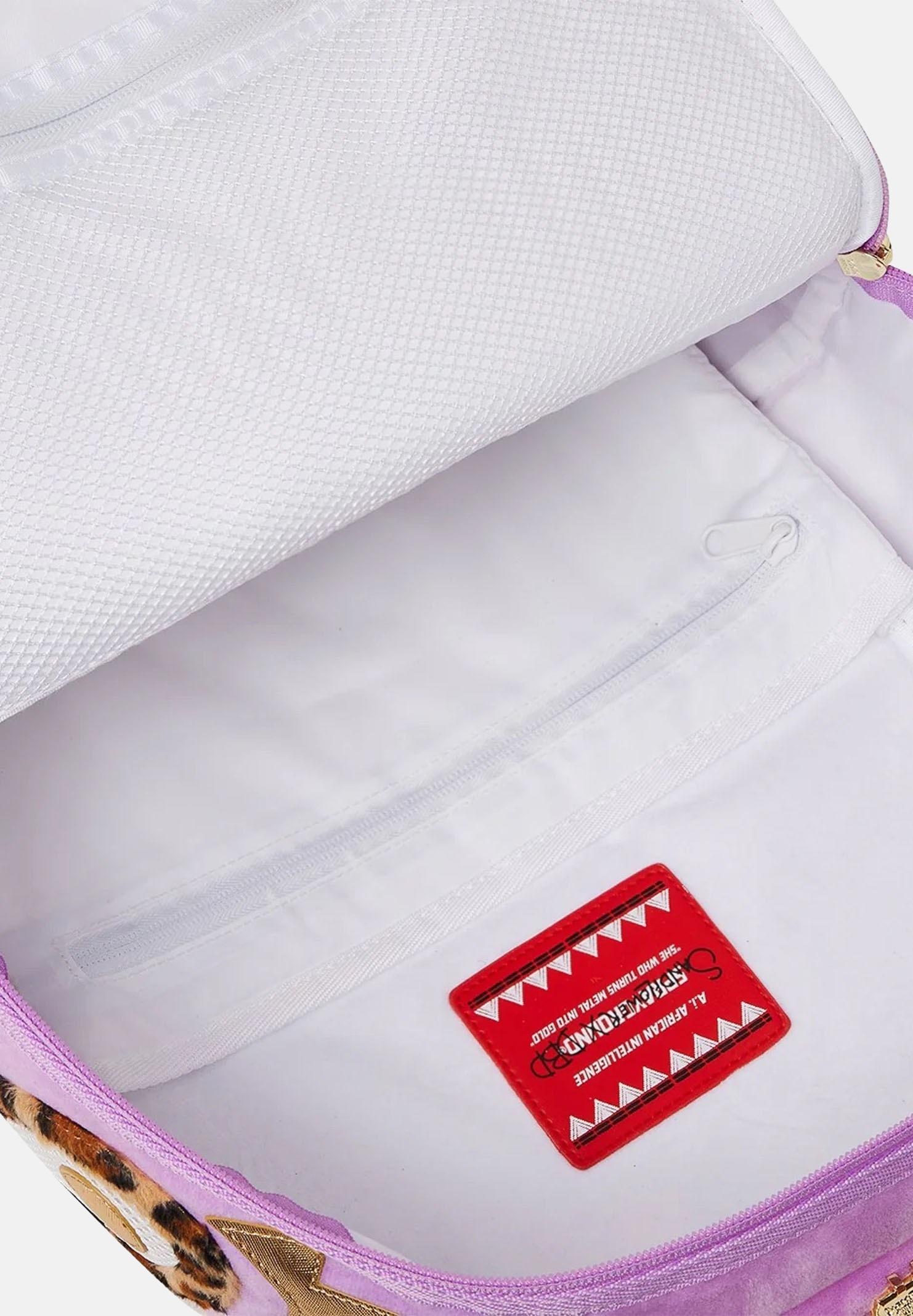 SPRAYGROUND Zaino Pink Safari Dlxsv panna da donna 910B7281NSZ  SPRAYGROUND 