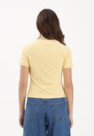 ADIDAS ORIGINALS T-shirt a manica corta Terry Towel Cali gialla da donna KD1409 . ADIDAS ORIGINALS 