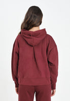 PUMA Felpa con cappuccio Oversized Her bordeaux da donna 688151 96 PUMA 