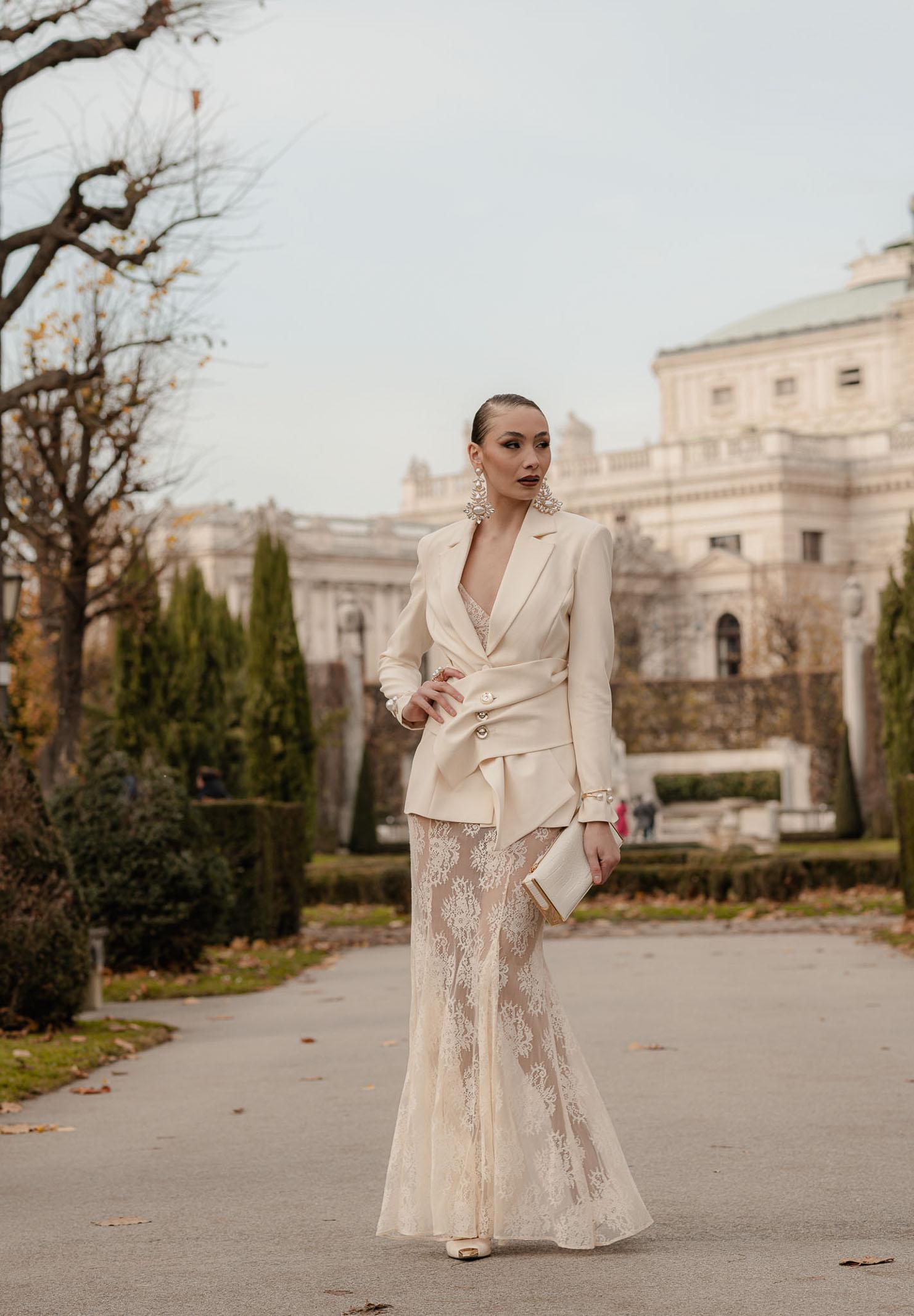 SANTAS Gonna lunga NUIT panna da donna PV2628 PA SANTAS 