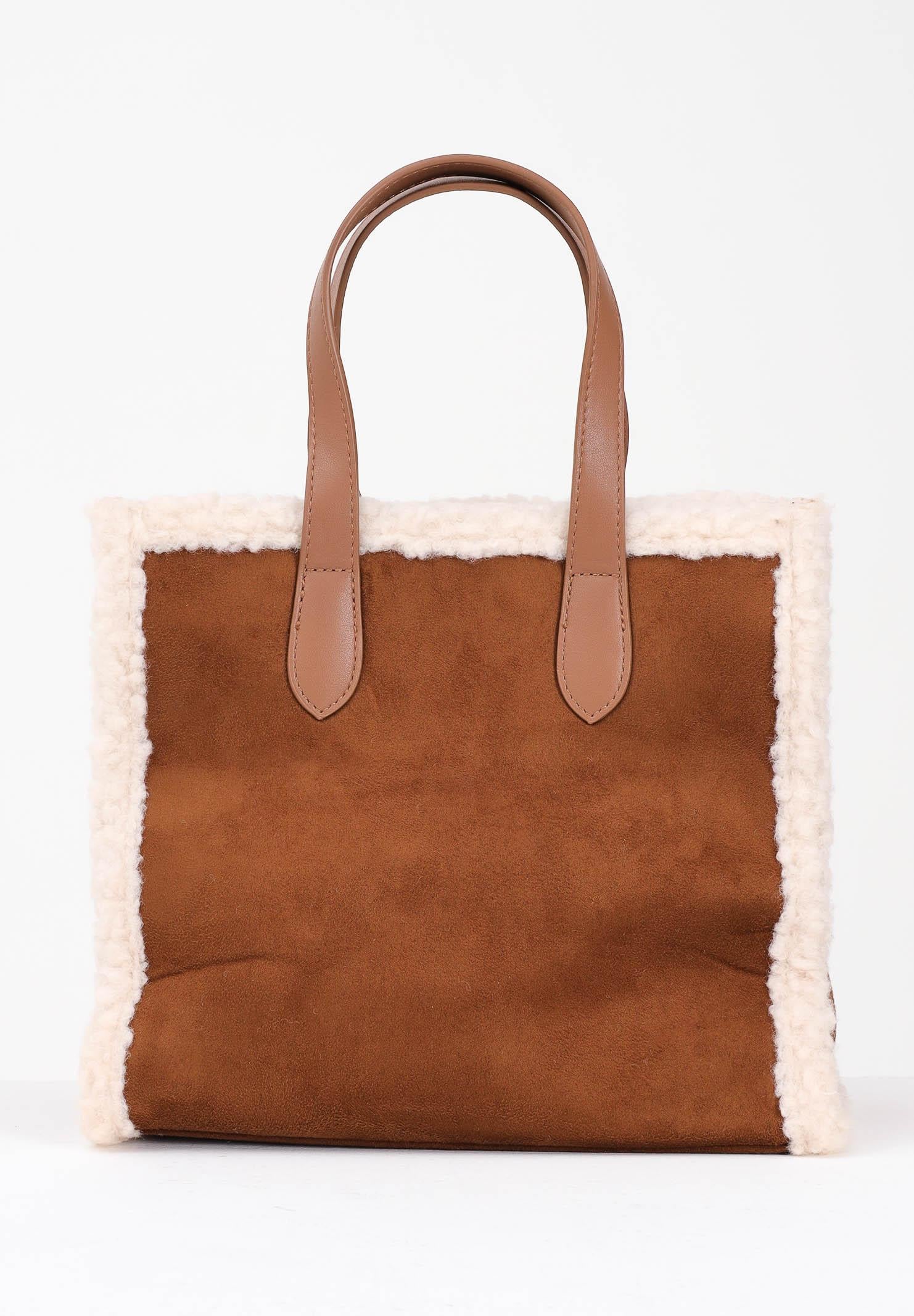 MARC ELLIS Borsa a mano Buby Suede M in morbido suede marrone da donna BUBY-SUEDE-M DACU MARC ELLIS 