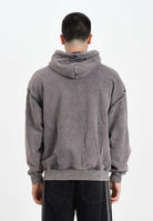 ADIDAS ORIGINALS Felpa con cappuccio Premium Essentials Retro Washed grigia da uomo JD0245  ADIDAS ORIGINALS 