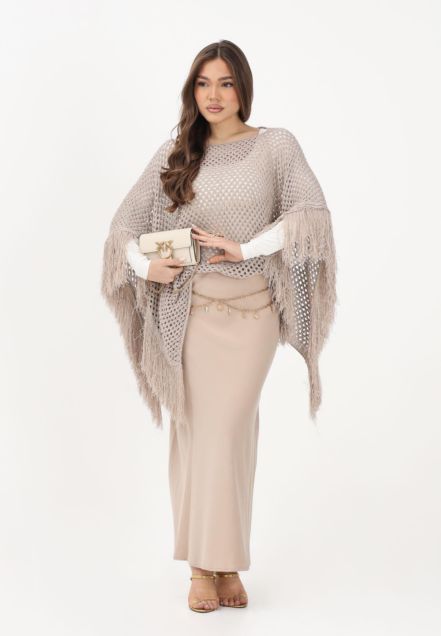 AKEP Gonna lunga beige da donna GOKD13172 V1 AKEP 
