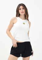 BARROW Canotta bianca per donna e bambina con stampa smile S5BKJGTA202 002 BARROW 