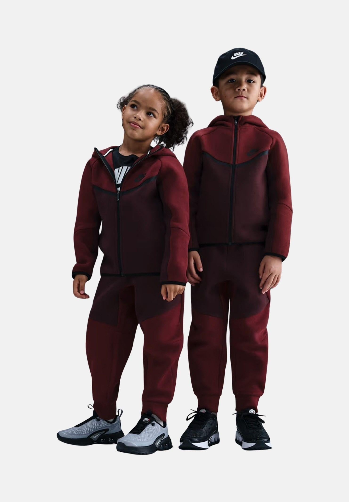 NIKE Tuta Tech Fleece bordeaux per bambino e bambina 86M880 RD0 NIKE 
