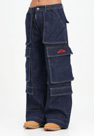 DSQUARED2 Jeans cargo in denim blu per donna, ragazzi e bambini DQ3039D0AFL DQ01 DSQUARED2 
