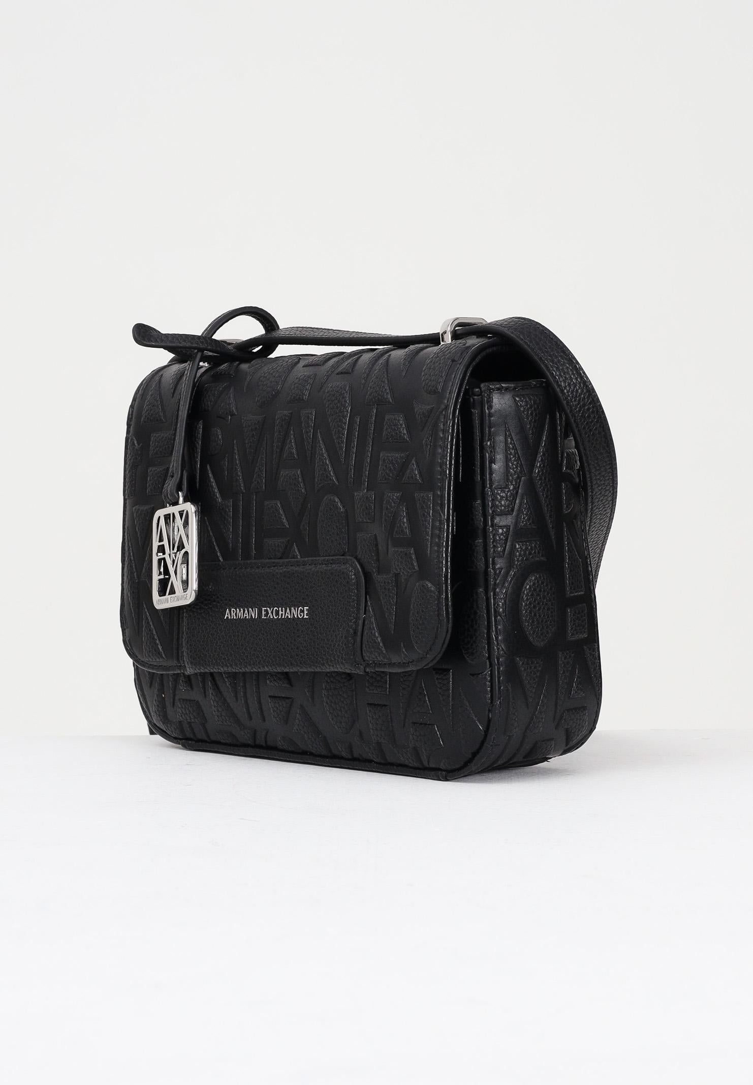 ARMANI EXCHANGE Borsa a tracolla nera da donna con logo XW001577AF15774 UC001 ARMANI EXCHANGE 