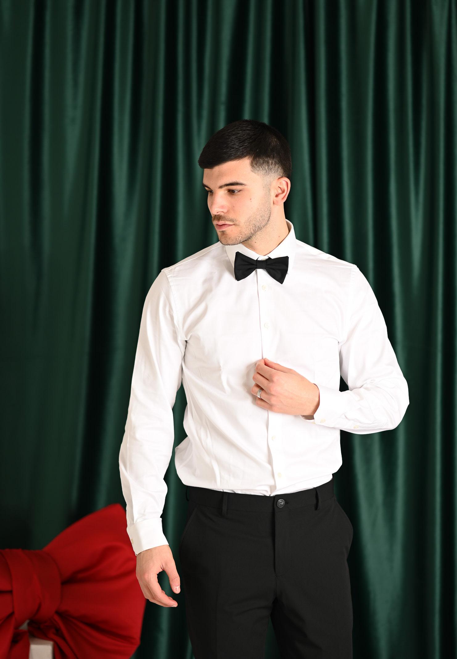 Camicia a manica lunga bianca da uomo 16092939 BRWI SELECTED HOMME 