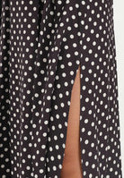 MAR DE MARGARITAS Abito midi Georgia moro da donna con fantasia a pois MMABW01293 MA57 Mar de margaritas 