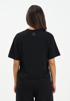MARCELO BURLON COUNTY OF MILAN T-shirt a manica corta nera da donna con strass 25ICM30016 NE MARCELO BURLON COUNTY OF MILAN 