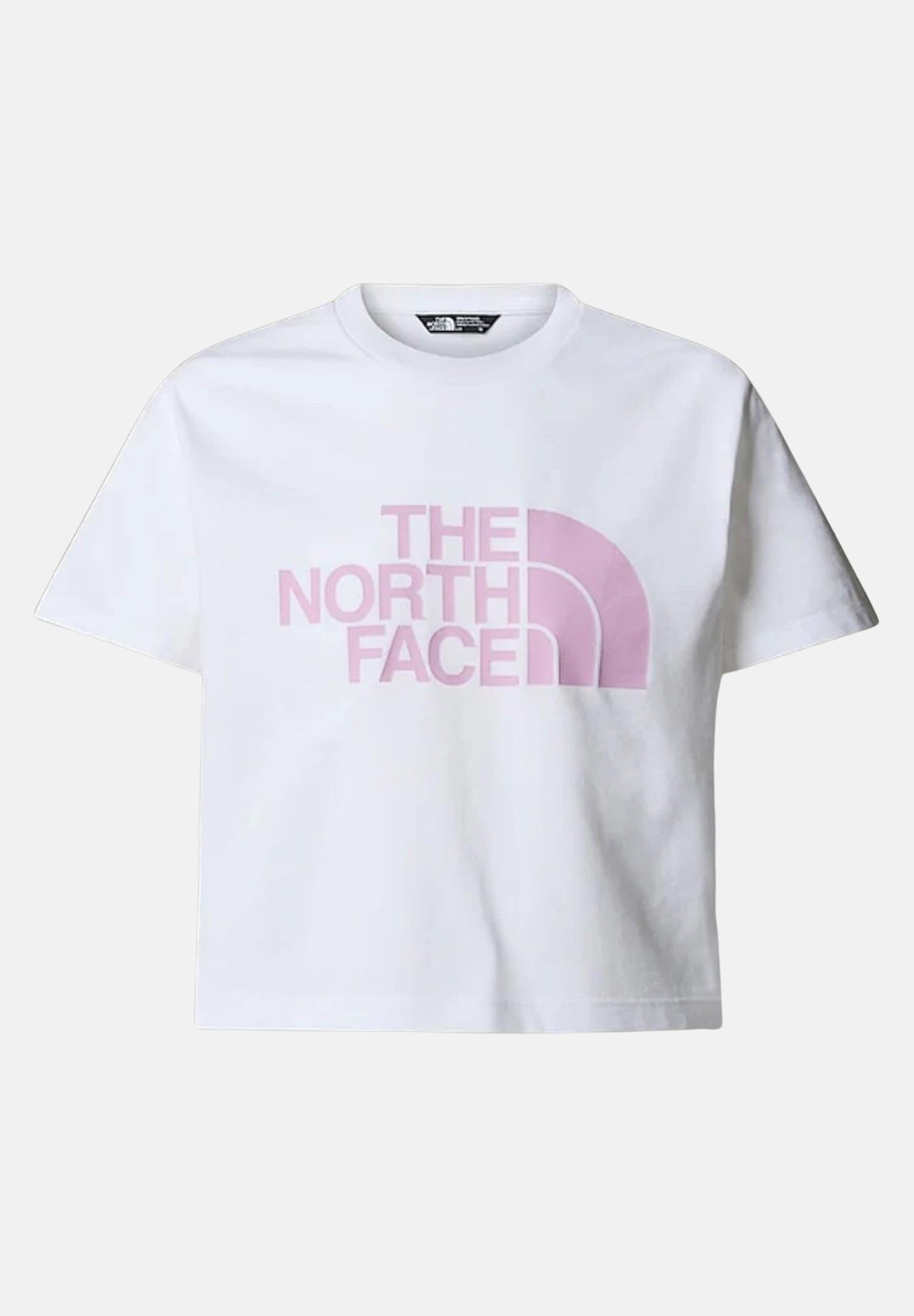 THE NORTH FACE T-shirt a manica corta Easy bianca da bambina NF0A8DRQ9ZT1 . THE NORTH FACE 